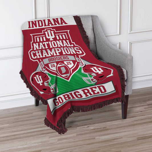 Indiana Hoosiers NCAA Football Champions tapestry Lifestyle