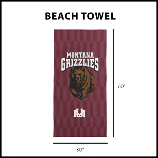 Montana Grizzlies Beach Towel Dimensions