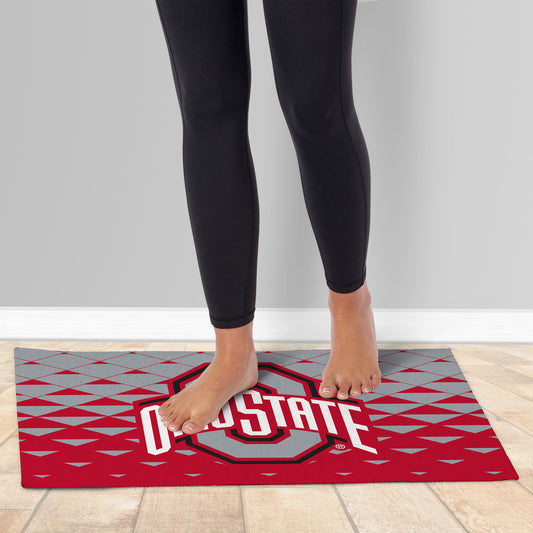 Ohio State Buckeyes floor mat