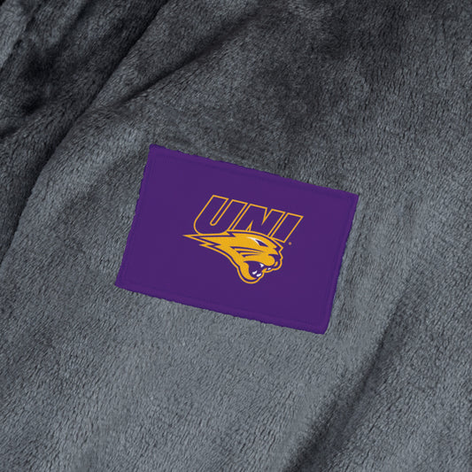 Northern Iowa Panthers team color bathrobe patch