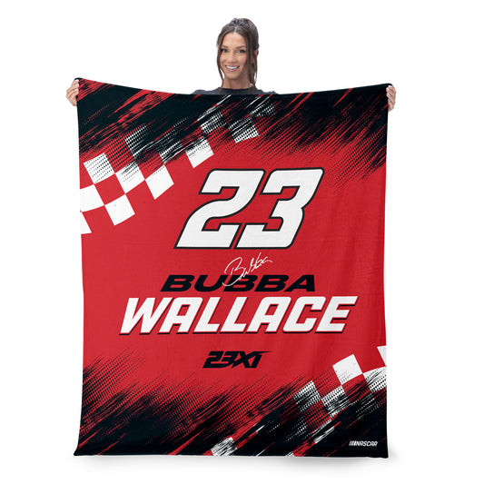 NASCAR Bubba Wallace large throw blanket