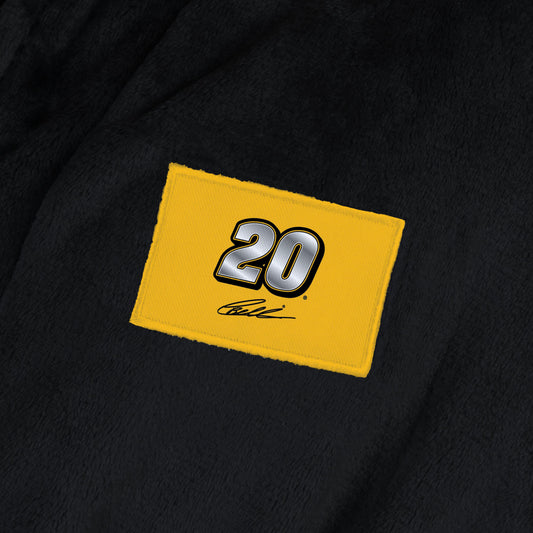 Christopher Bell silk touch bathrobe logo patch