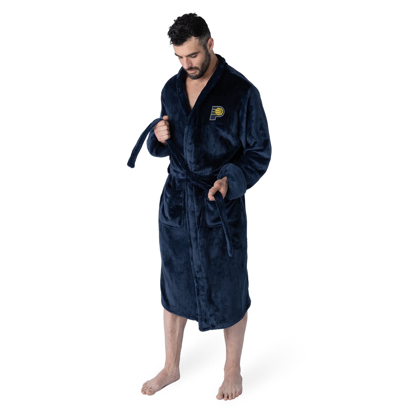 Indiana Pacers silk touch bathrobe lifestyle