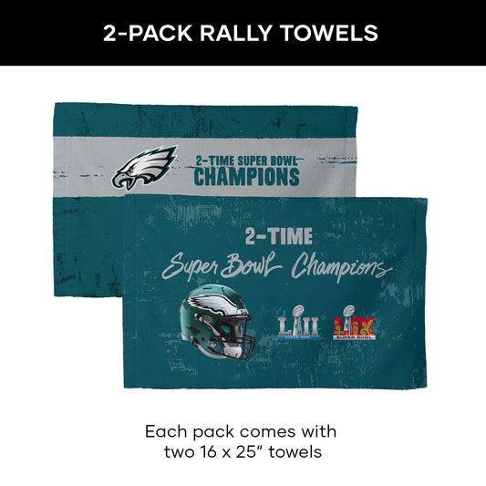 Philadelphia Eagles Multi Super Bowl Champs Terrible Towels Dimensions