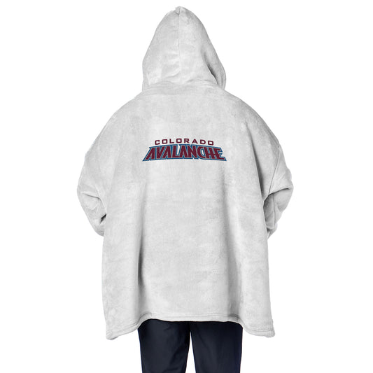 Colorado Avalanche fleece hoody back