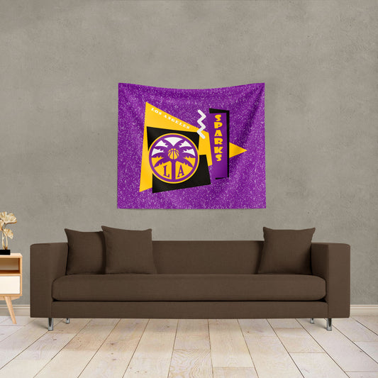 Los Angeles Sparks Wall Hanging Lifestyle