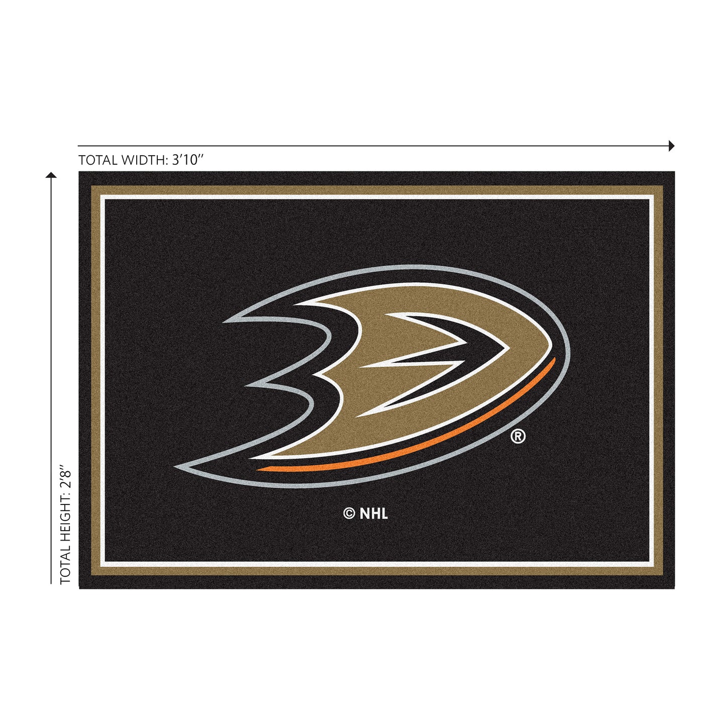 Anaheim Ducks Welcome Mat Dimensions