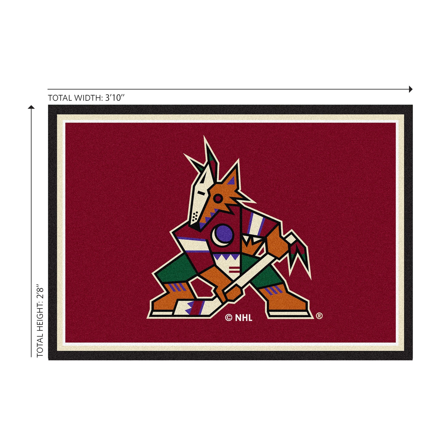 Arizona Coyotes Welcome Mat Dimensions