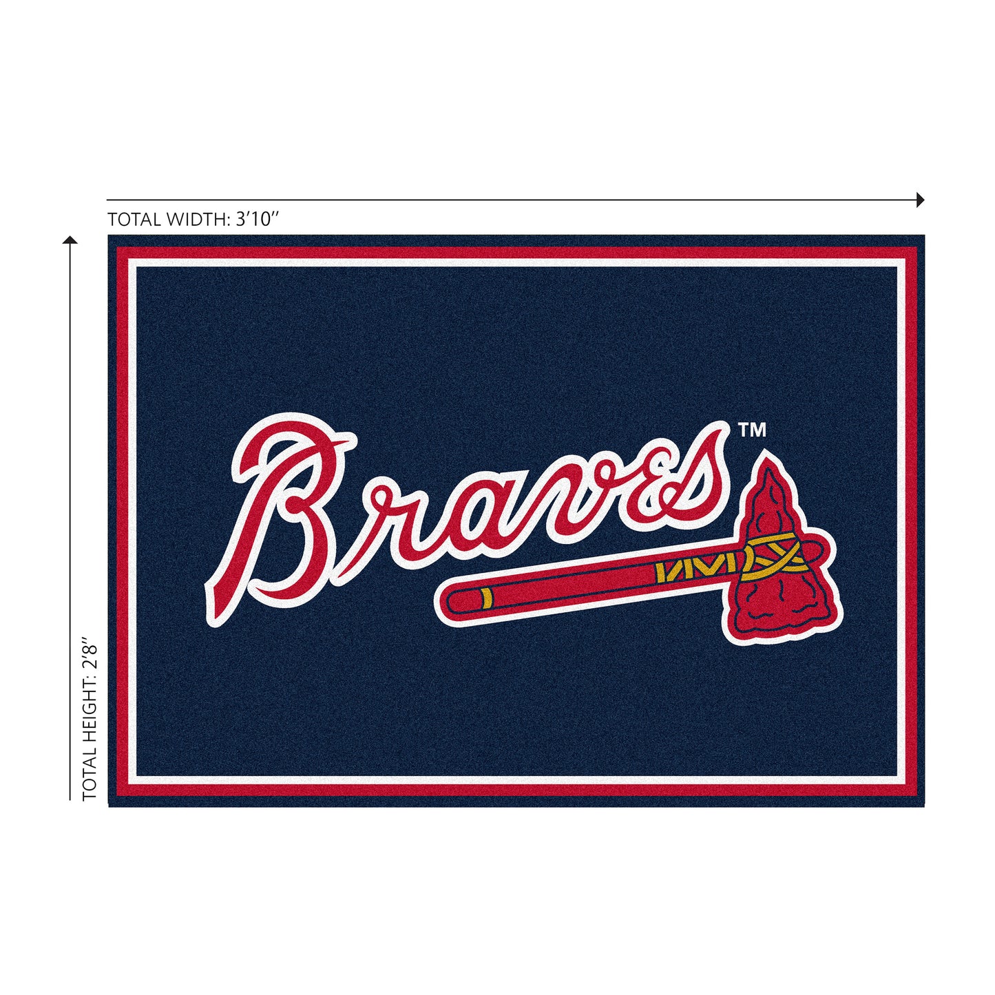 Atlanta Braves Welcome Mat Dimensions
