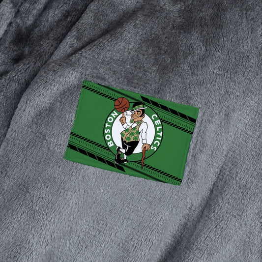 Arizona Cardinals silk touch charcoal bathrobe logo patch