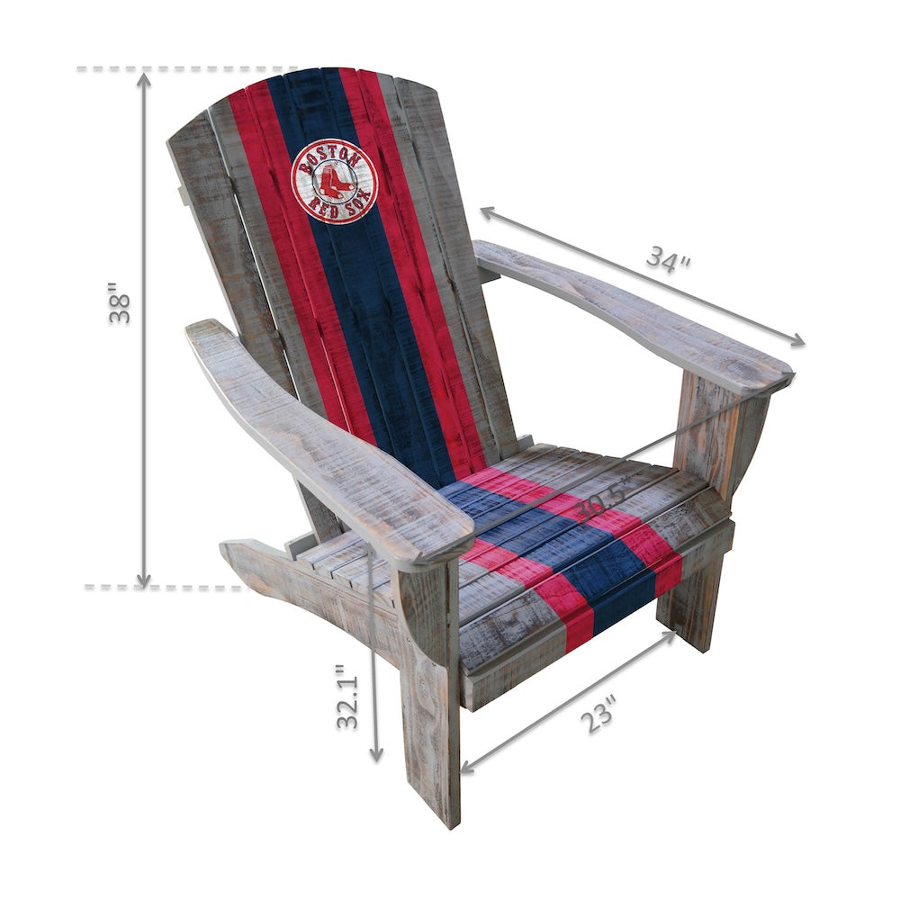 Boston Red Sox Adirondack Chair Dimensions