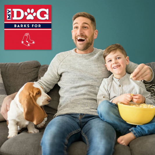 Boston Red Sox my dog art sign