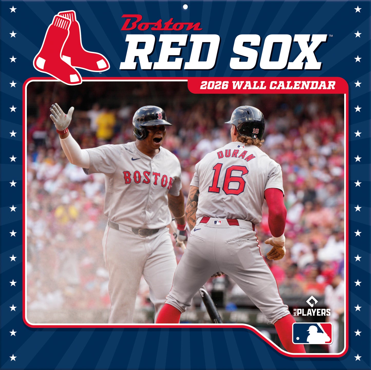 Boston Red Sox Team Photos Wall Calendar