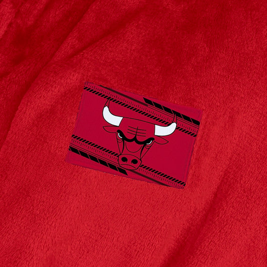Chicago Bulls team color bathrobe patch
