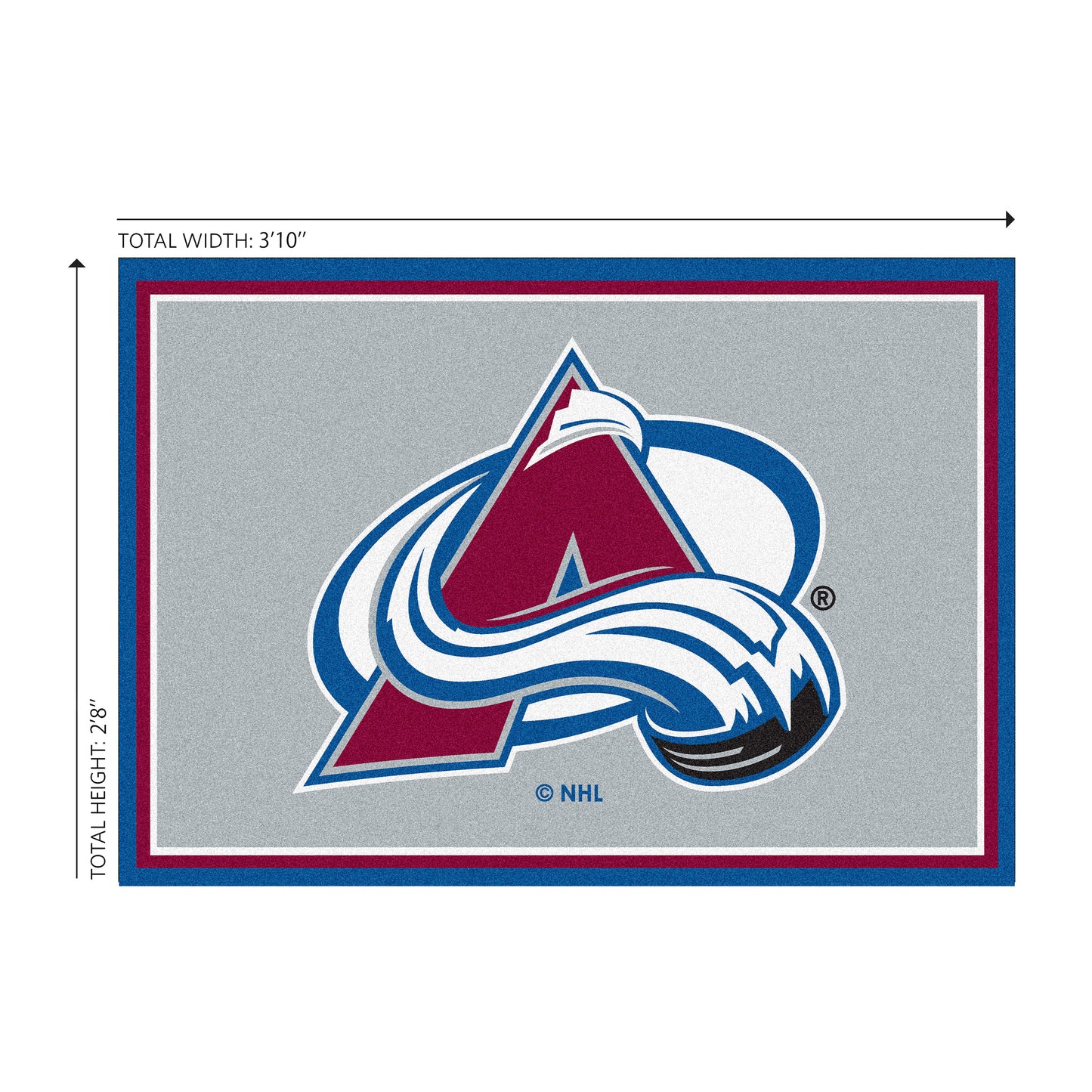 Colorado Avalanche Welcome Mat Dimensions