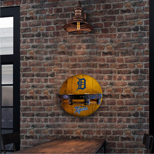 Detroit Tigers whiskey barrel shelf lifestyle