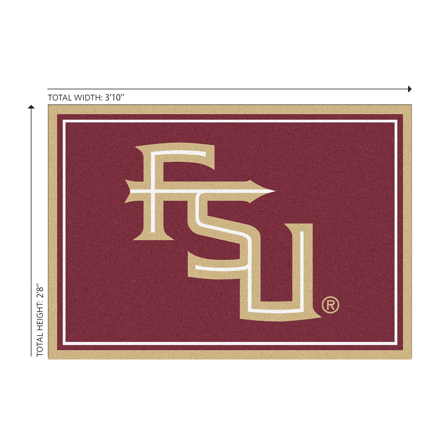 Florida State Seminoles Welcome Mat Dimensions