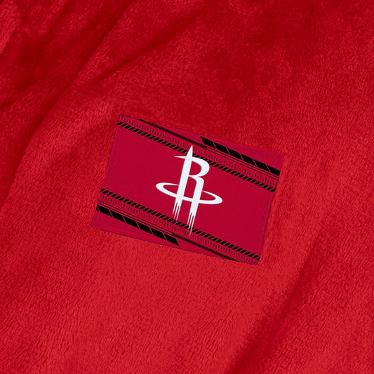 Houston Rockets team color bathrobe patch