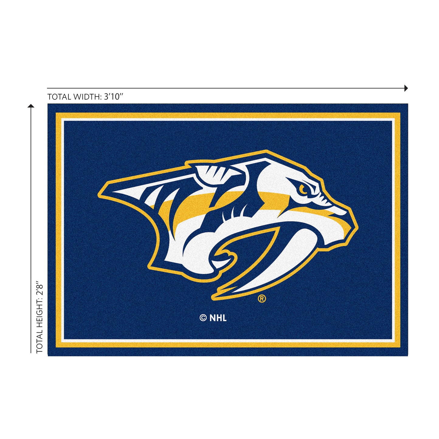 Nashville Predators Welcome Mat Dimensions