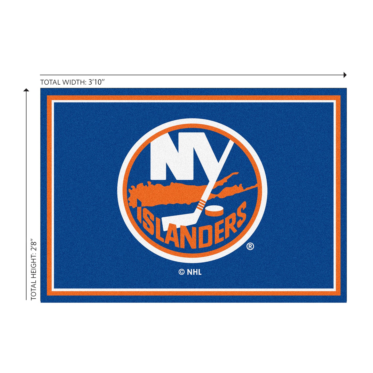 New York Islanders Welcome Mat Dimensions
