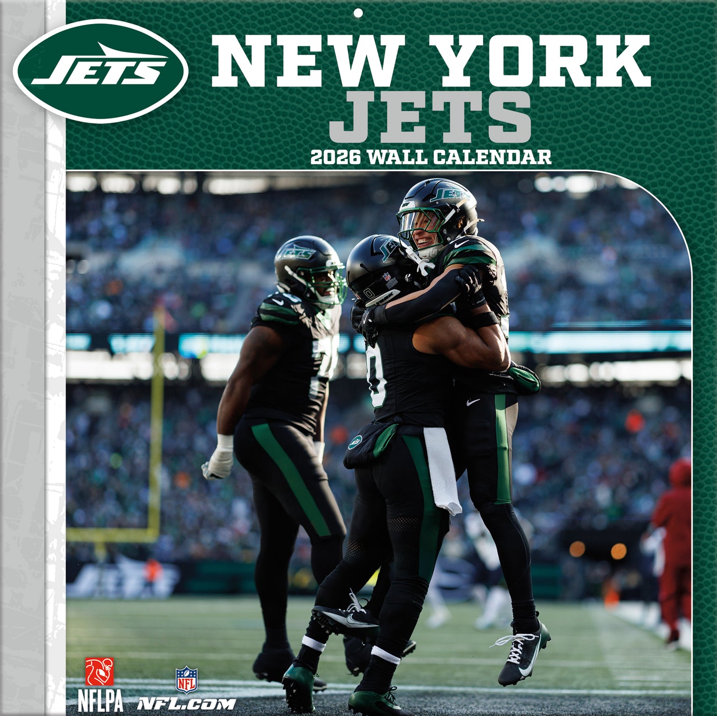 New York Jets Team Photos Wall Calendar