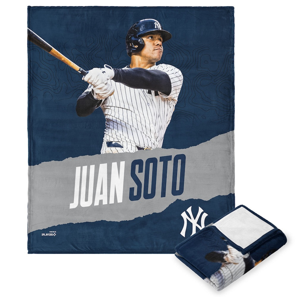 New York Yankees Juan Soto silk touch throw blanket