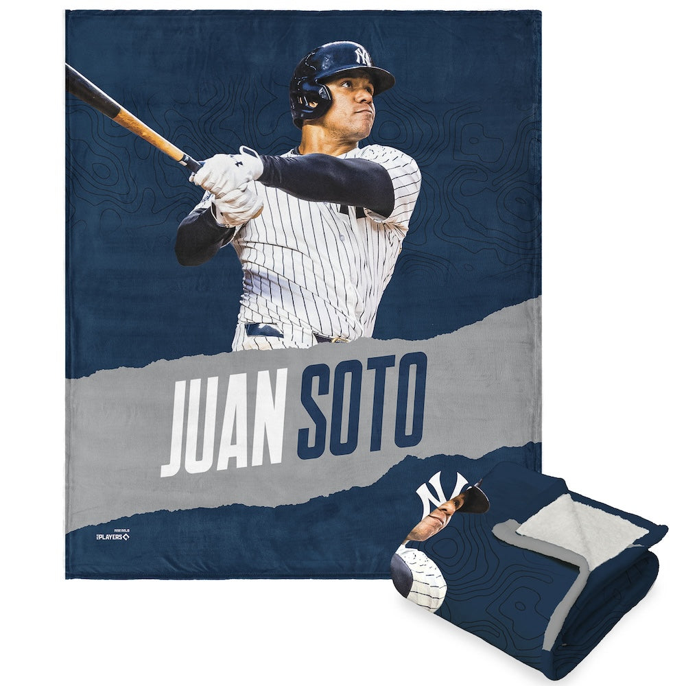 New York Yankees Juan Soto Sherpa Blanket