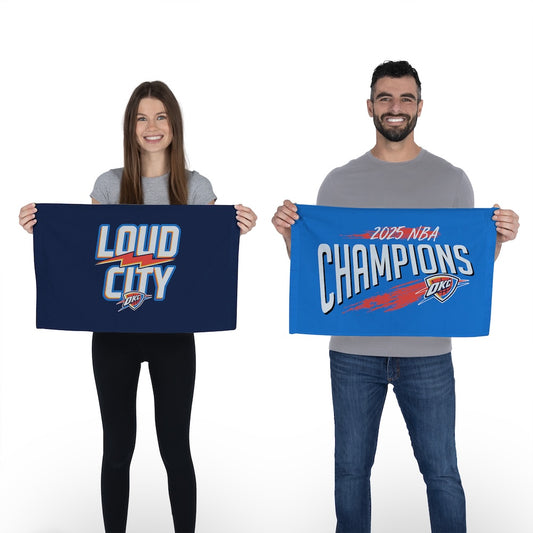 Oklahoma City Thunder NBA Champions hand towels