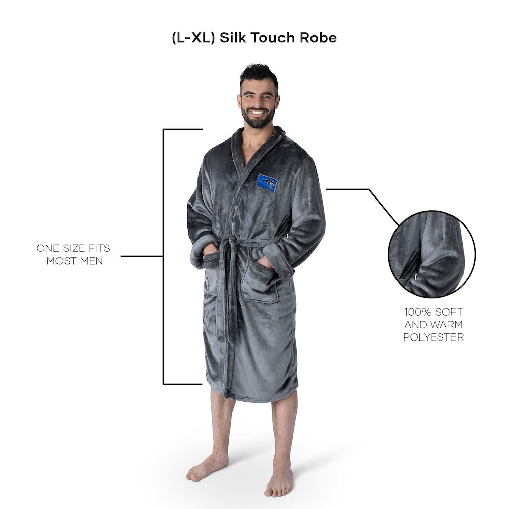 Orlando Magic silk touch charcoal men bathrobe
