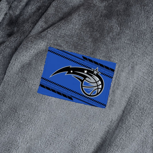 Orlando Magic silk touch charcoal bathrobe logo patch