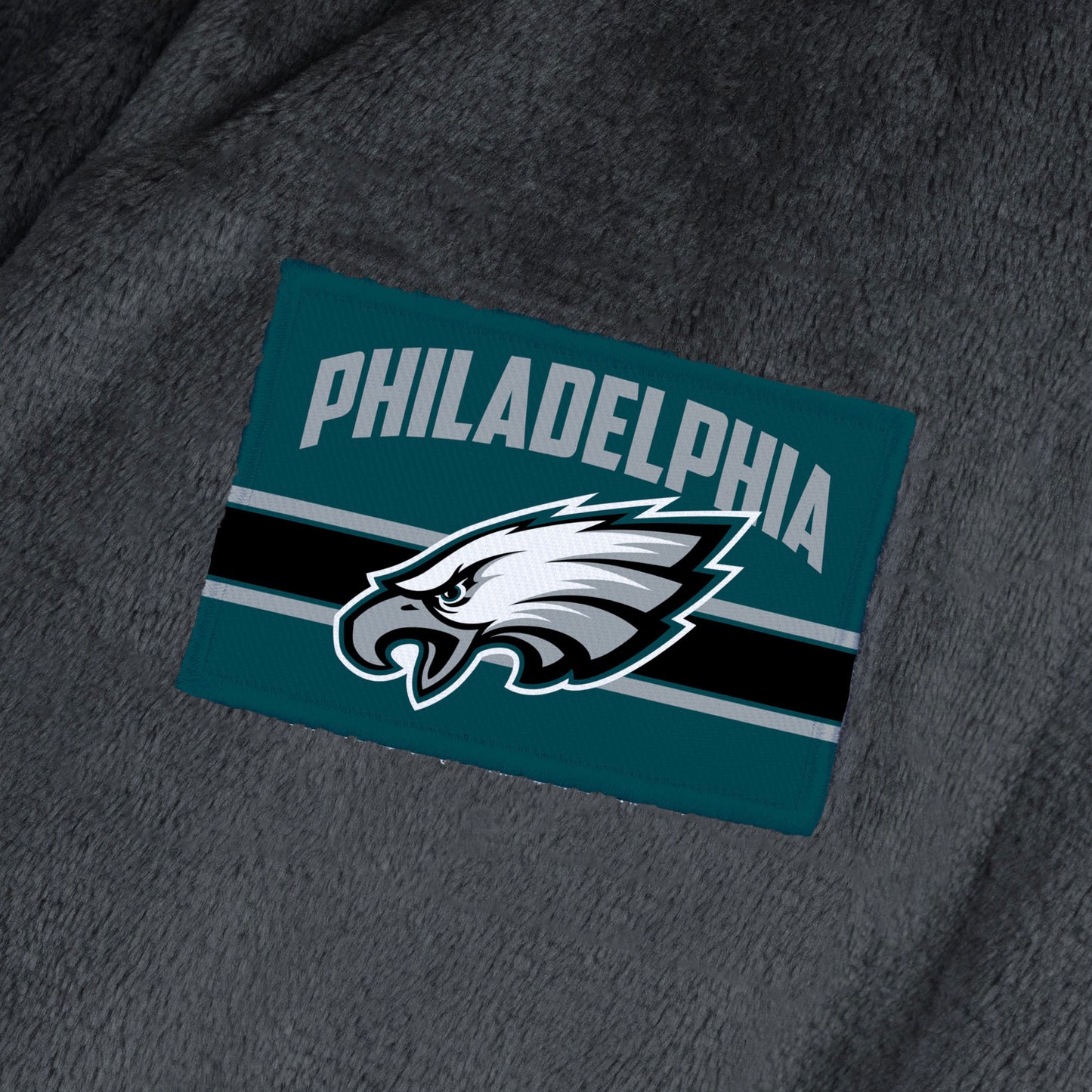 Philadelphia Eagles team color bathrobe patch
