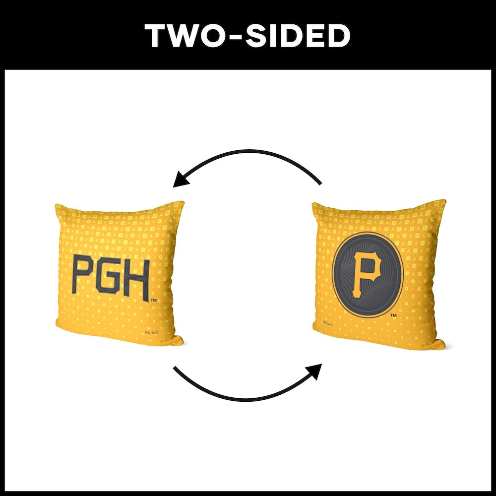 Pittsburgh Pirates CITY CONNECT throw pillow