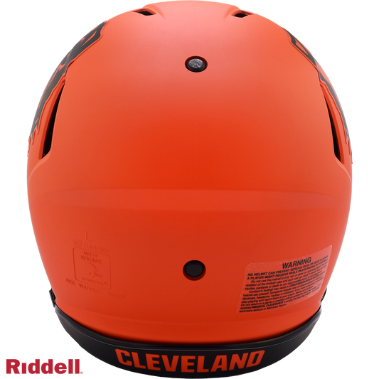 Cleveland Browns authentic rave full size football helmet BACK