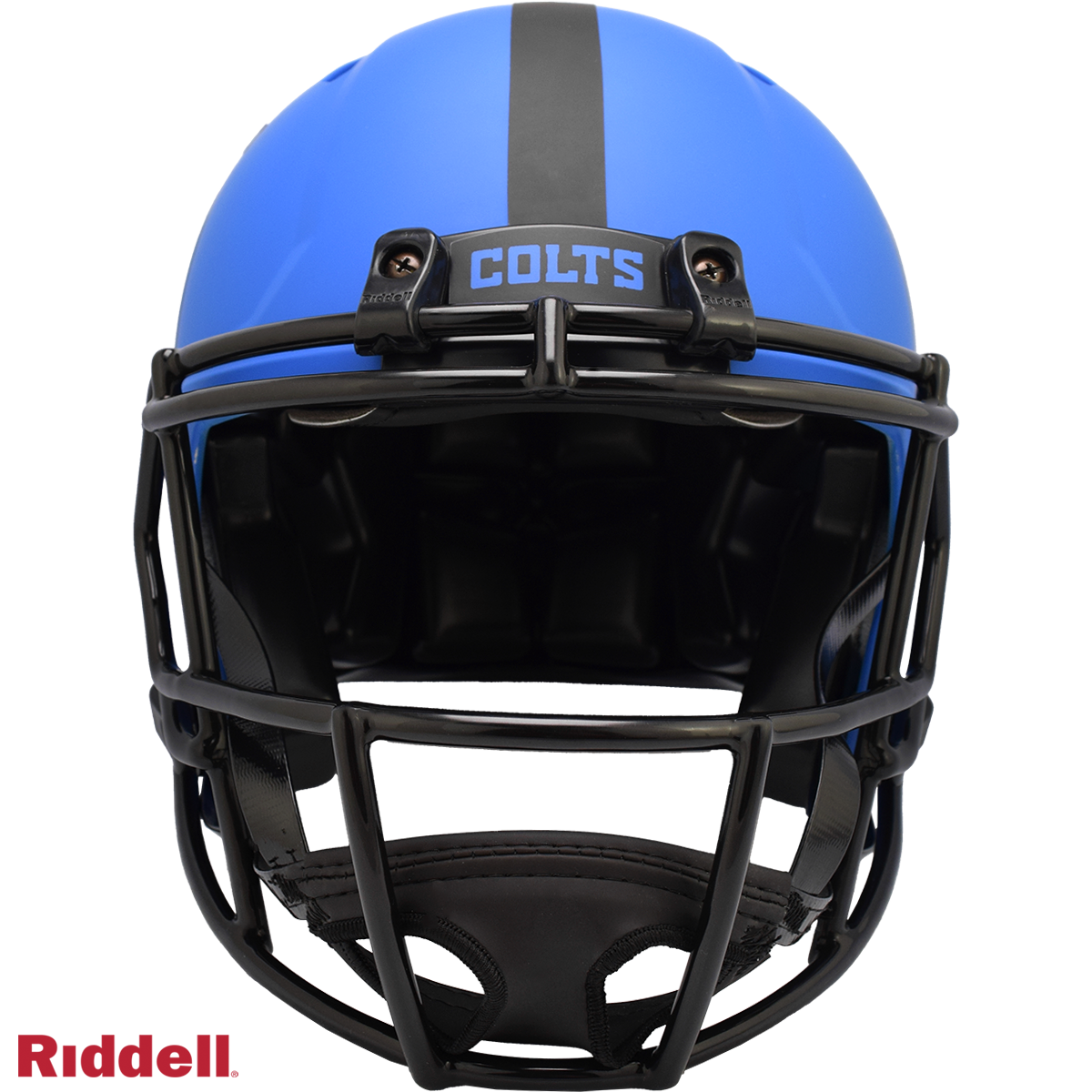 Indianapolis Colts authentic rave full size football helmet FRONT