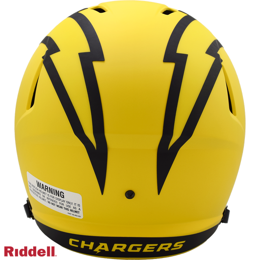 Los Angeles Chargers Replica rave helmet BACK