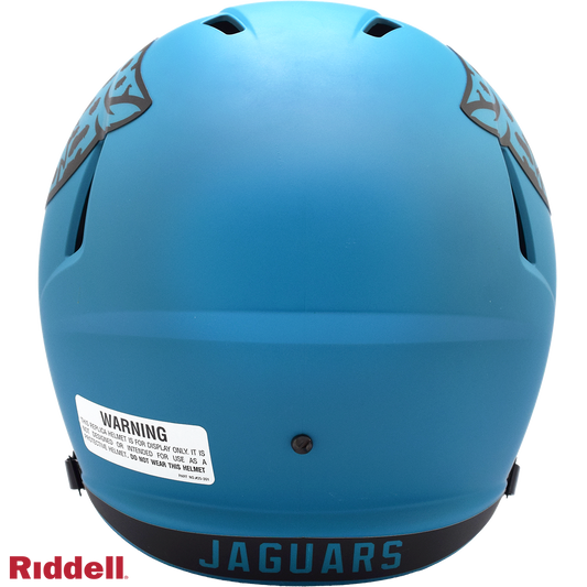 Jacksonville Jaguars Replica rave helmet BACK