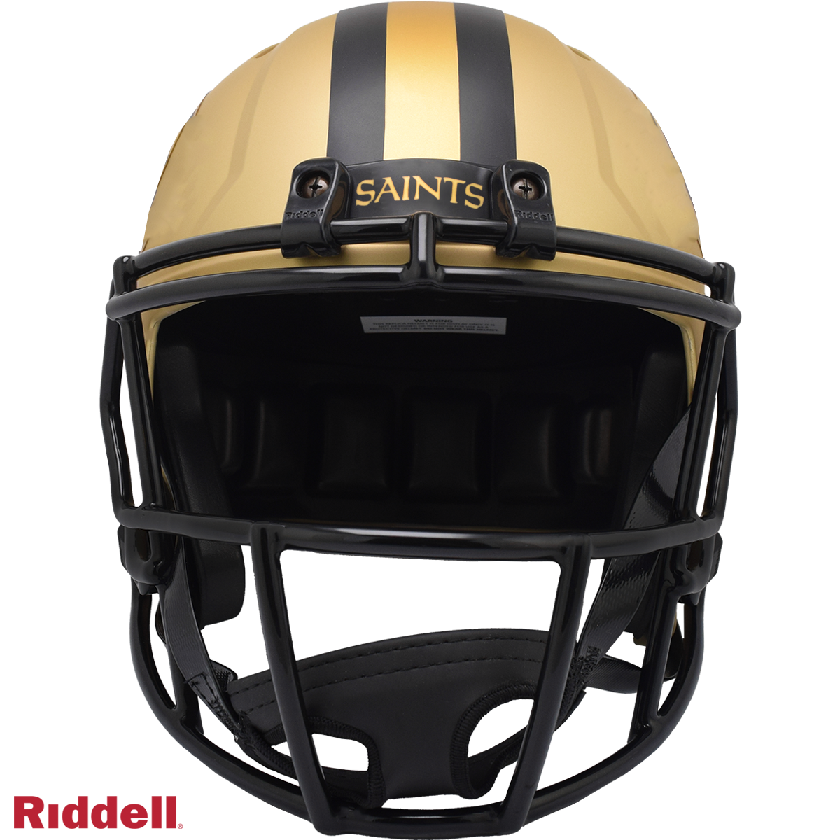 New Orleans Saints Replica rave helmet FRONT