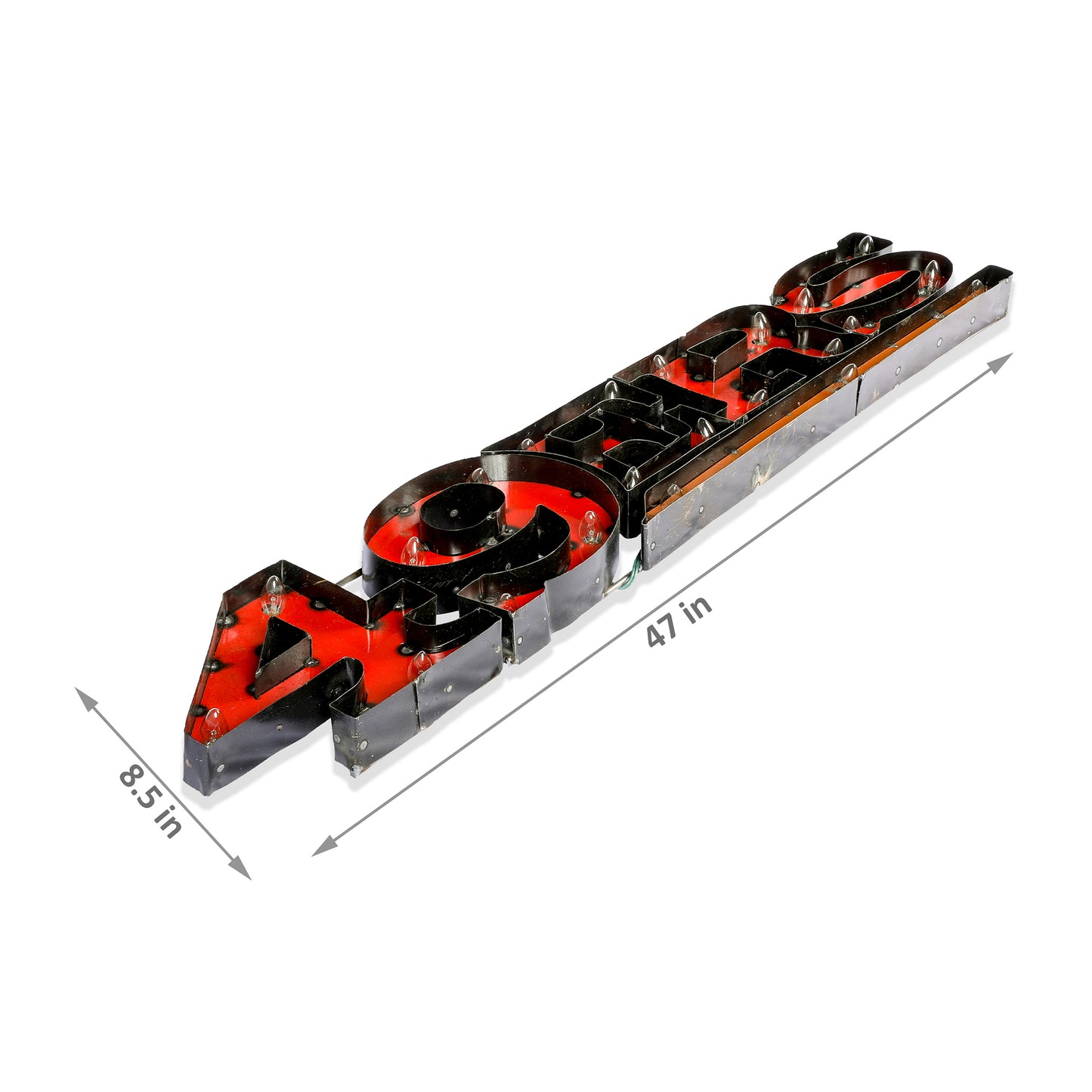 San Francisco 49ers lighted metal retro sign