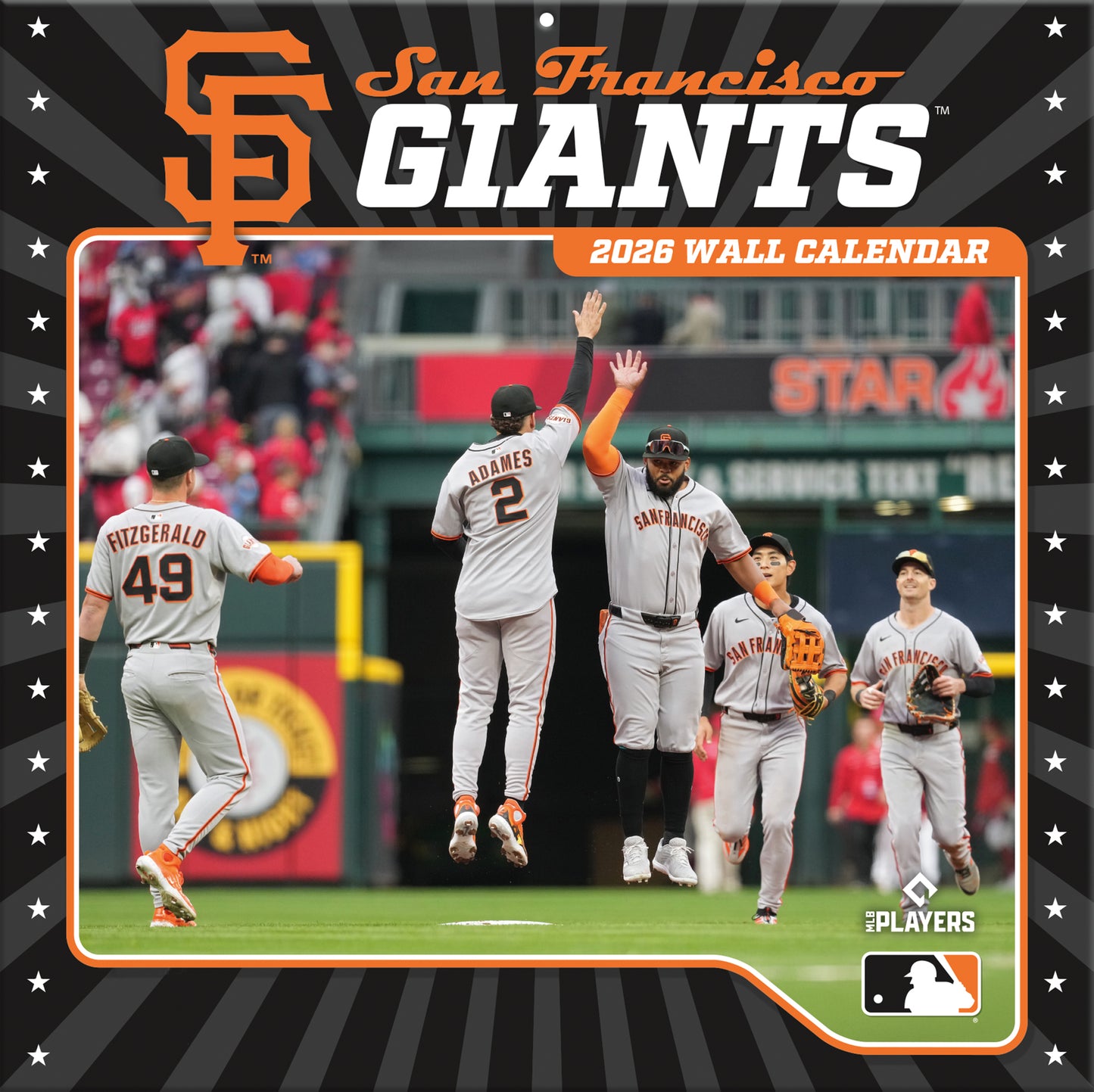 San Francisco Giants Team Photos Wall Calendar