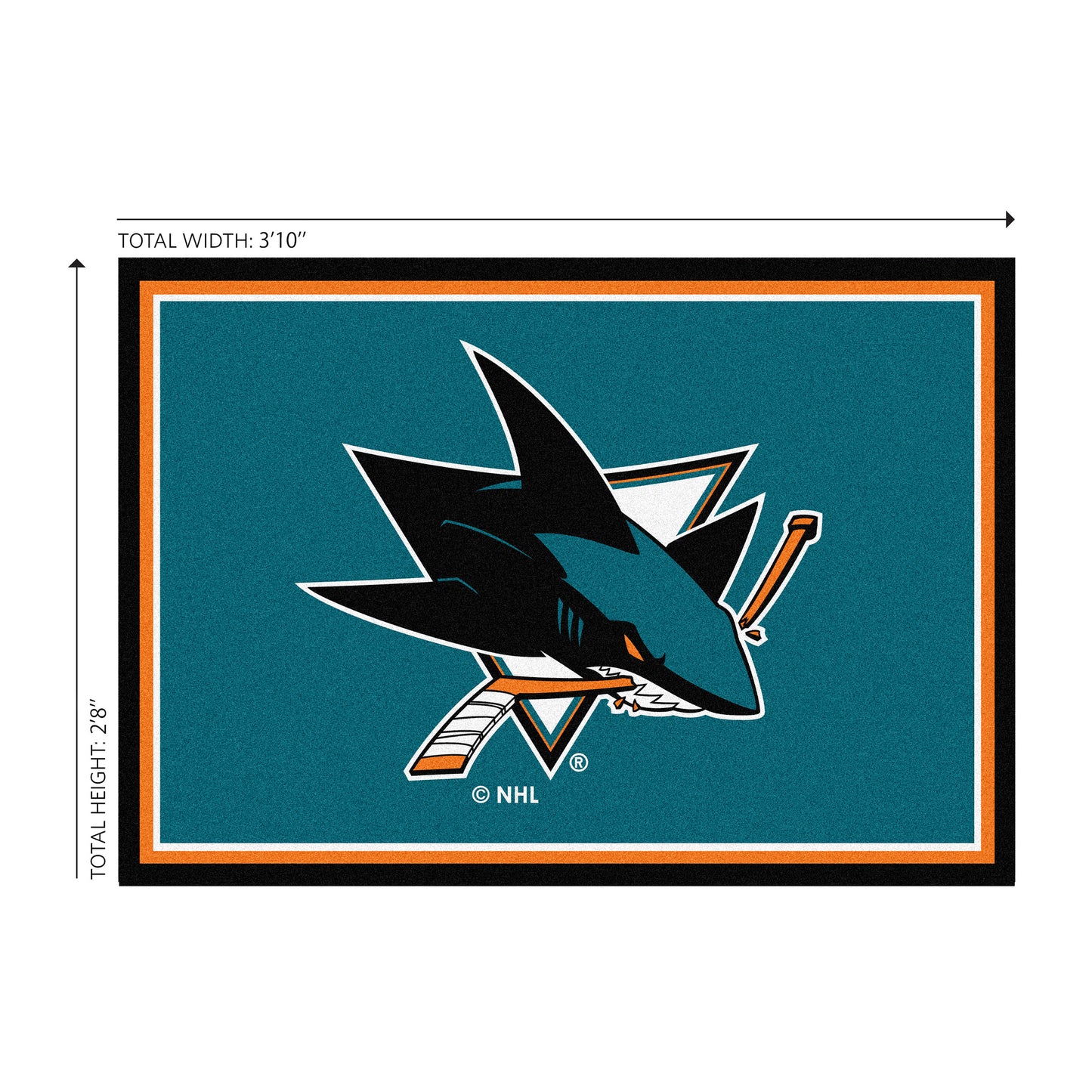 San Jose Sharks Welcome Mat Dimensions