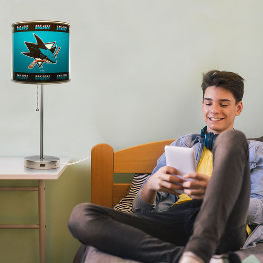 San Jose Sharks reading lamp