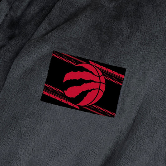 Toronto Raptors team color bathrobe patch