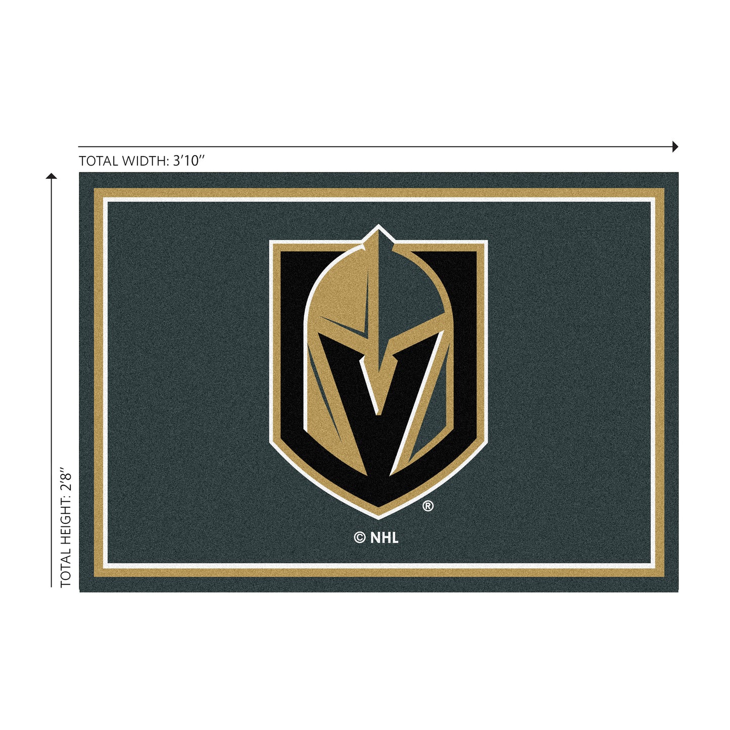 Vegas Golden Knights Welcome Mat Dimensions