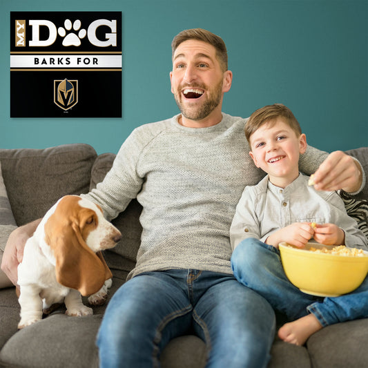 Vegas Golden Knights my dog art sign