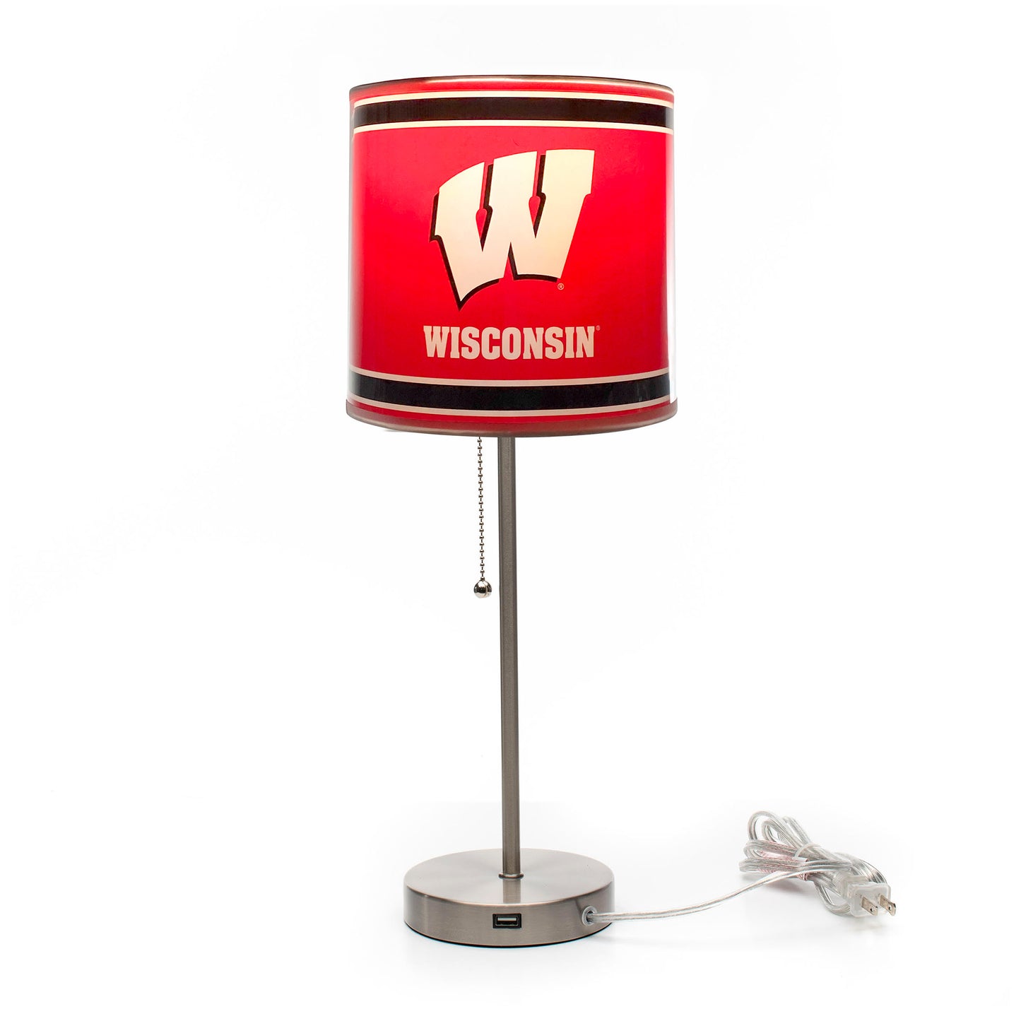 Wisconsin Badgers table lamp