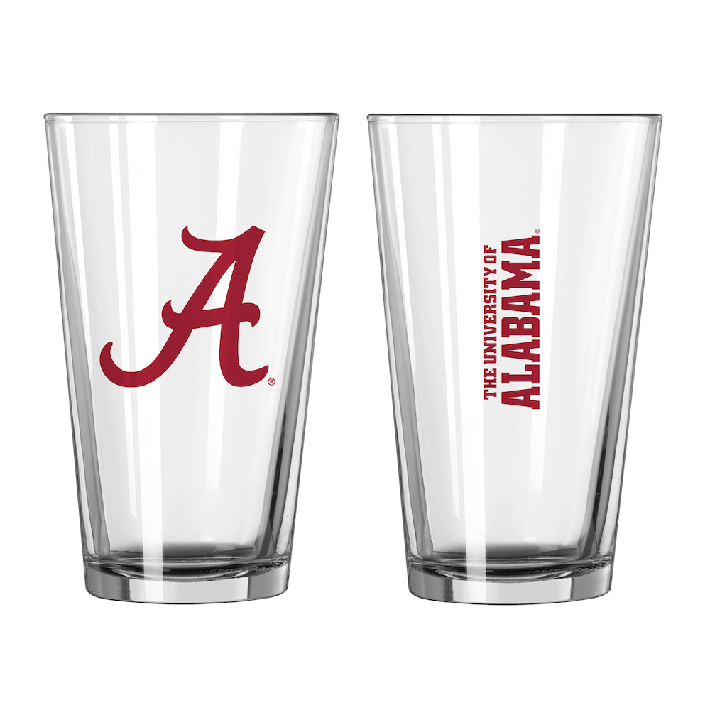 Alabama Crimson Tide pint glass