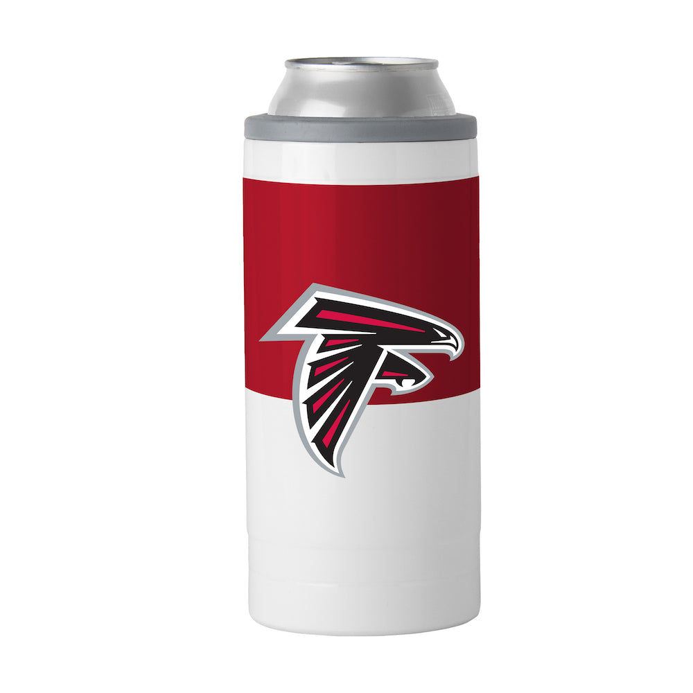 Atlanta Falcons colorblock slim can coolie