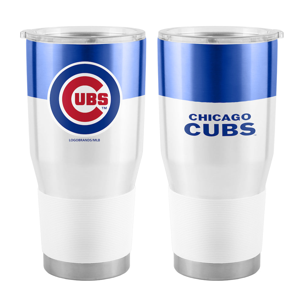 Chicago Cubs 30 oz color block travel tumbler