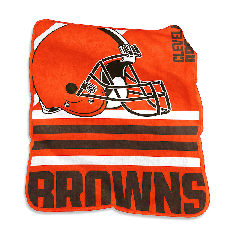 Cleveland Browns Raschel throw blanket