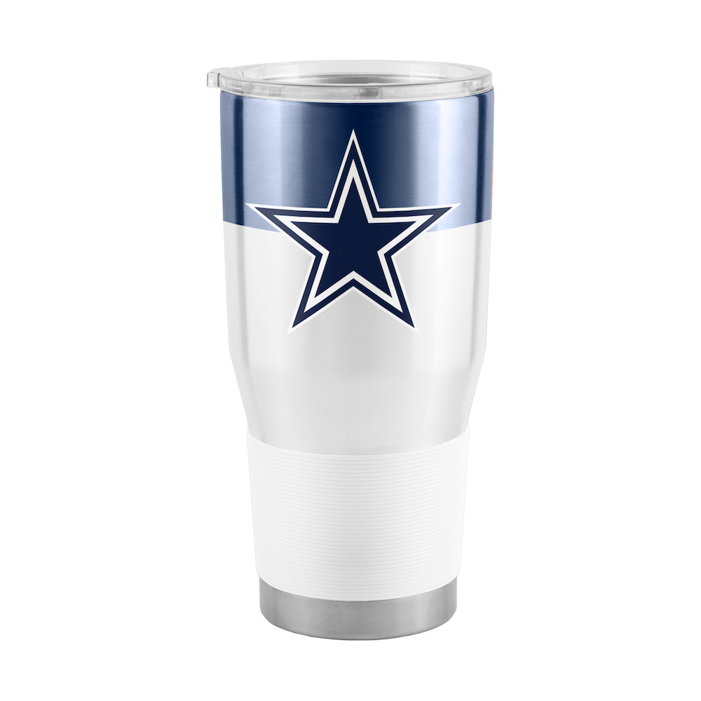 Dallas Cowboys 30 oz color block travel tumbler